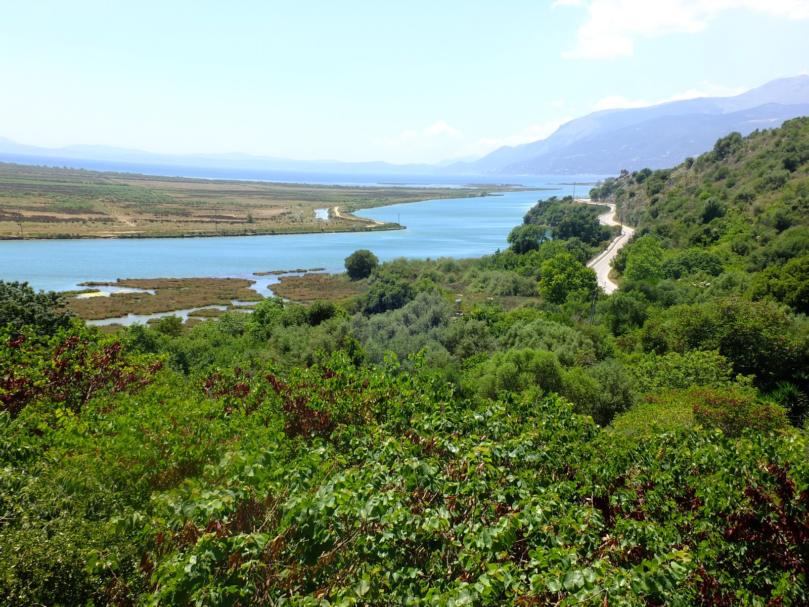 Blick ber die Meerenge von Butrint - Lupe Reisen