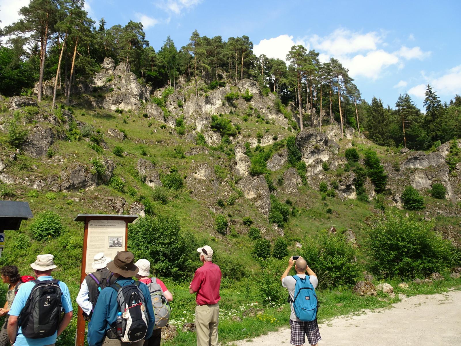 Neu geschaffene Trockenrasenhnge bei Obertrubach - Lupe Reisen