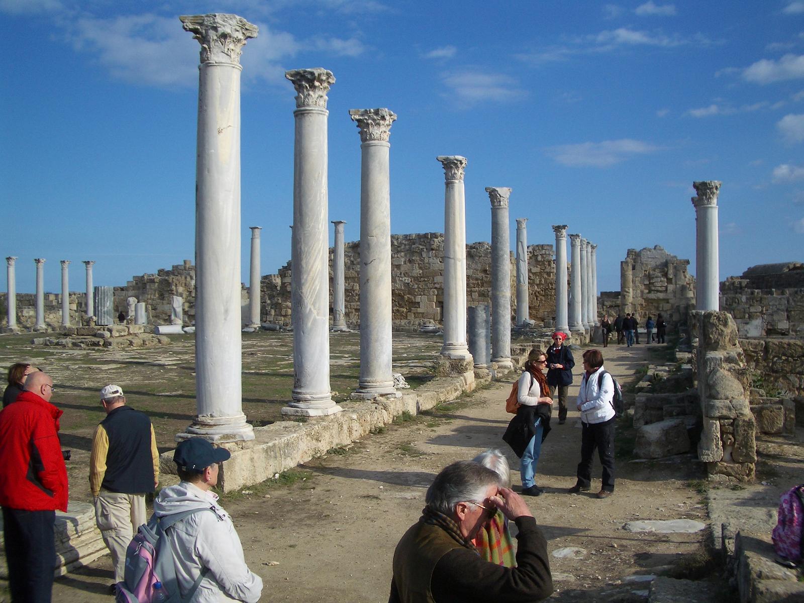 Besuch des einstigen Stadtknigreichs Salamis in der Nhe von Famagusta - Lupe Reisen